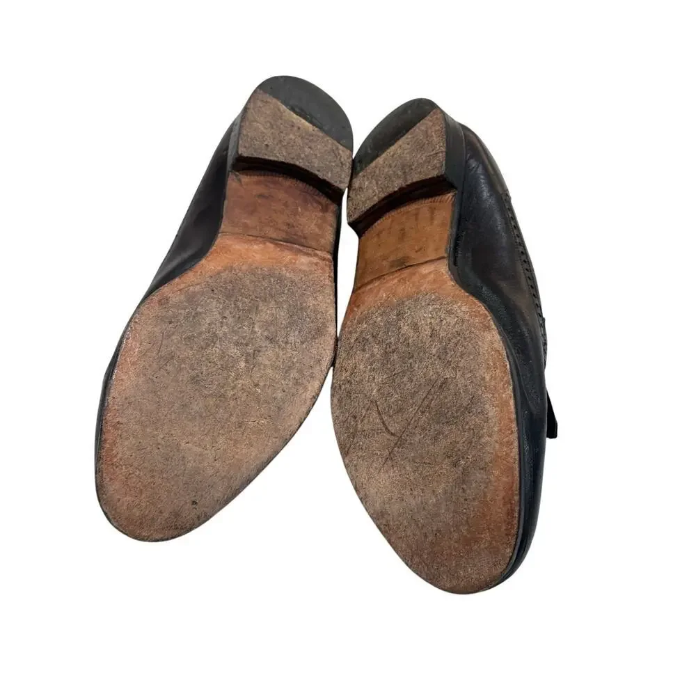 Salvatore Ferragamo Men's Black Loafers size 10.5